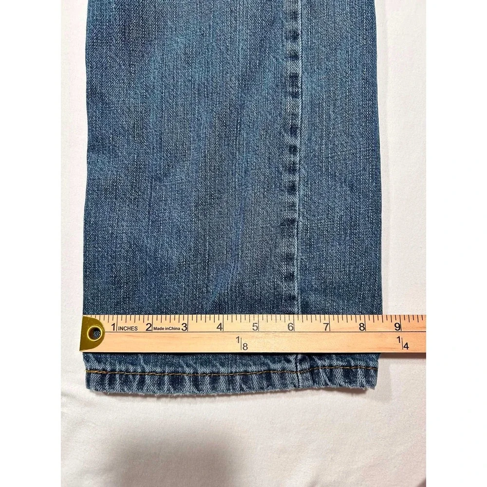 Levis 559 Relaxed Straight Fit Mens Jeans 32x32 Blue Denim Distressed 00559-4258